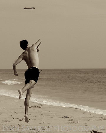 Young Man with Frisbie
