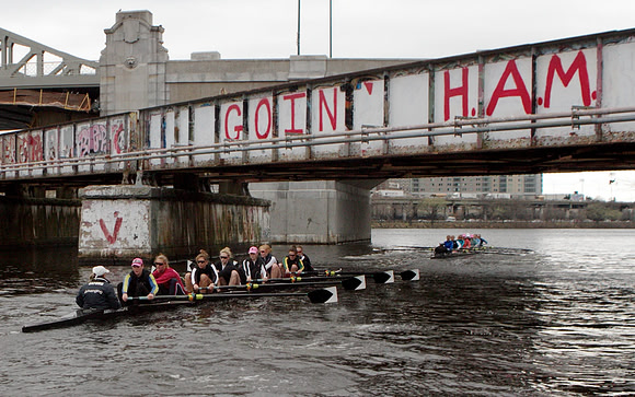 Radcliffe Crew Team Practice March 2012