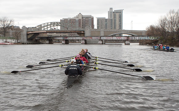 Radcliffe Crew Team Practice March 2012