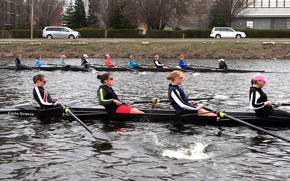 Radcliffe Crew Team Practice March 2012