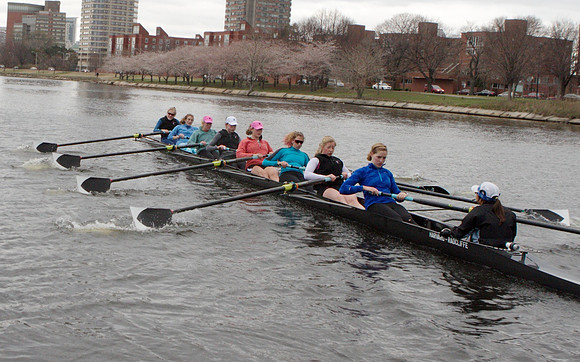 Radcliffe Crew Team Practice March 2012