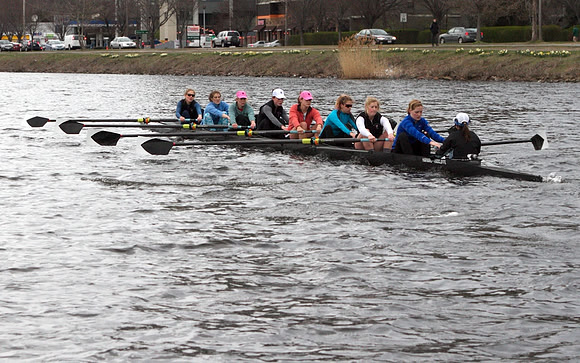 Radcliffe Crew Team Practice March 2012