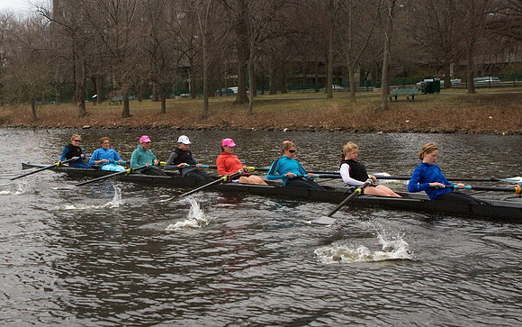 Radcliffe Crew Team Practice March 2012