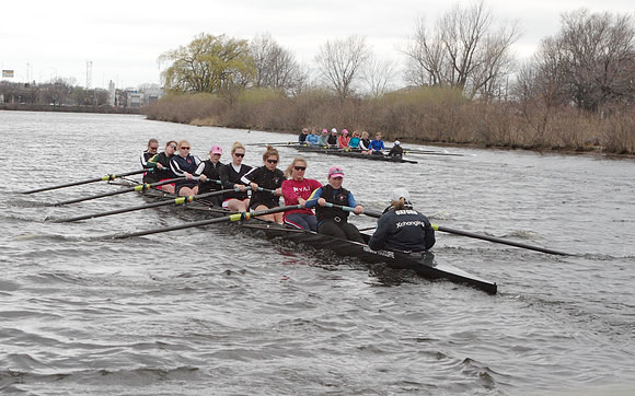 Radcliffe Crew Team Practice March 2012