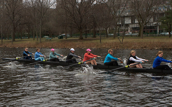 Radcliffe Crew Team Practice March 2012