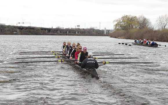 Radcliffe Crew Team Practice March 2012
