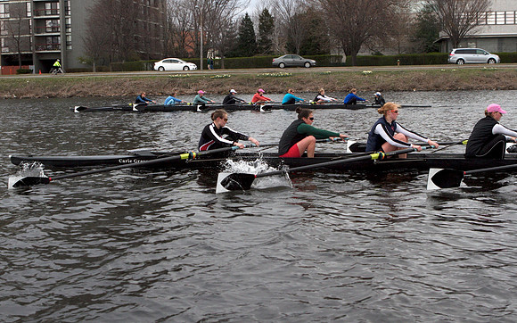 Radcliffe Crew Team Practice March 2012