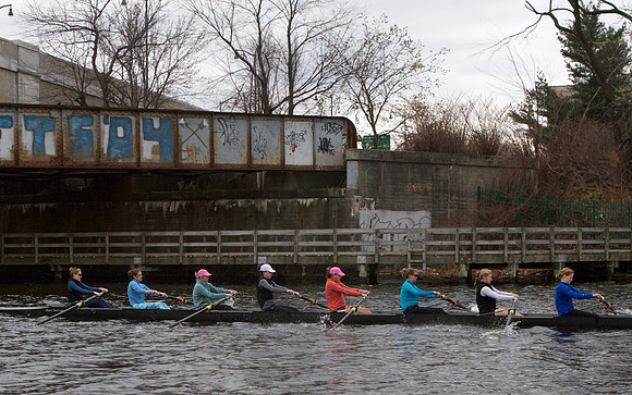 Radcliffe Crew Team Practice March 2012
